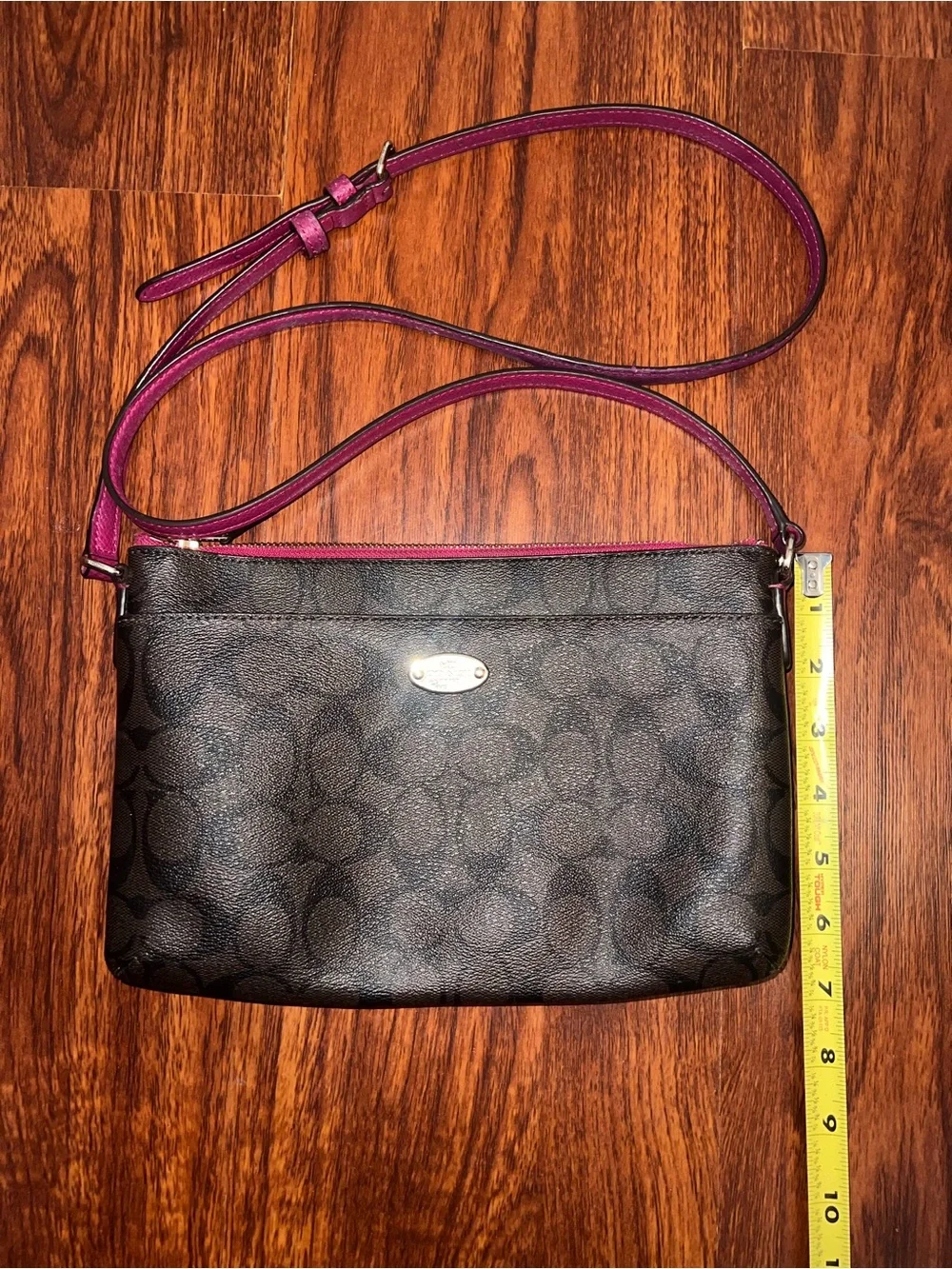 Coach Brown Signature Crossbody